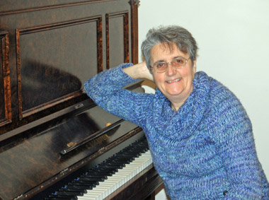 Sally Carpender at Piano